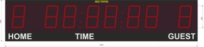 D-LINE600-O-8A-E2 — футбольное табло — Футбол